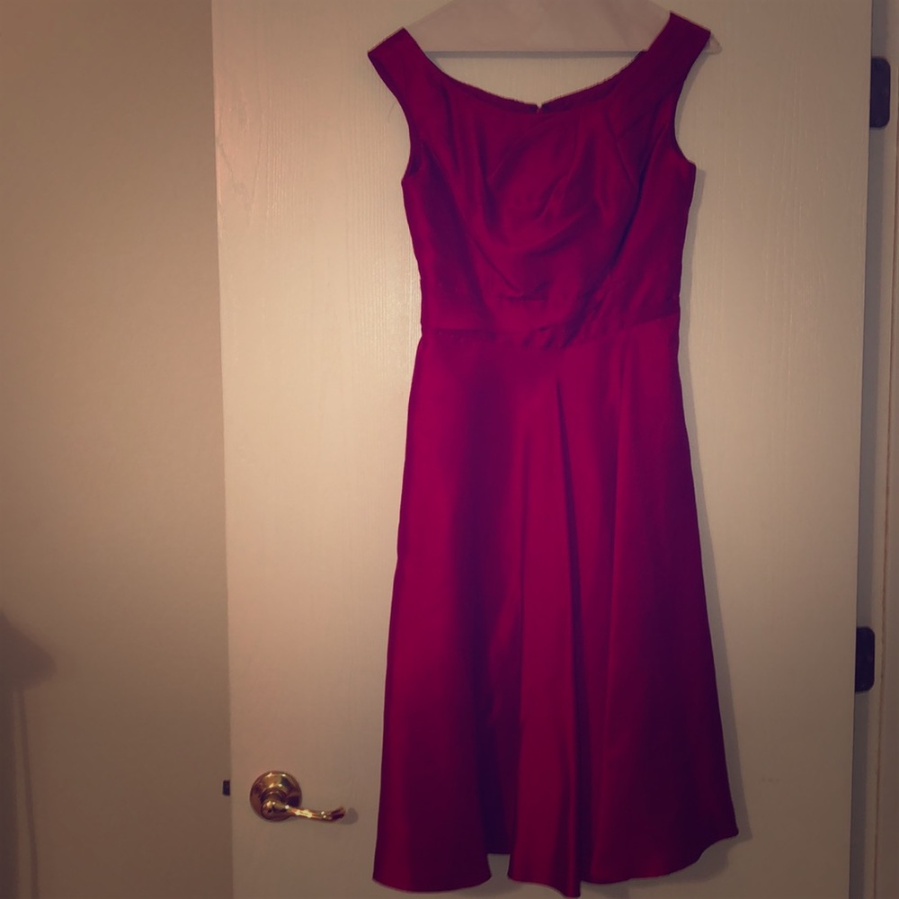 Red formal dress